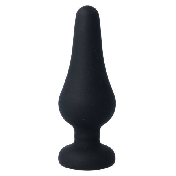 Intense anal plug pipo L silikone sort 13cm