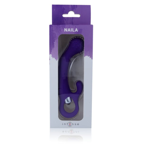 Intense naila vibrerende silikone vibrator lilla