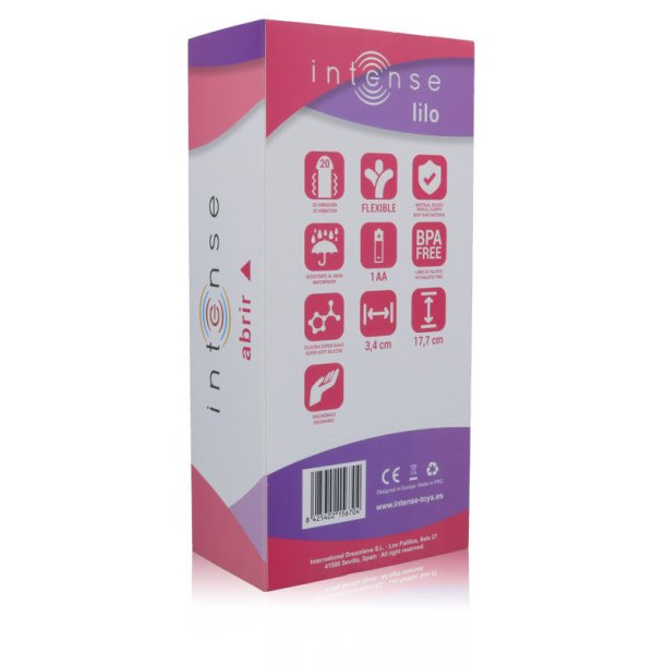 Intense lilo 20 hastigheder vibrator silikone pink