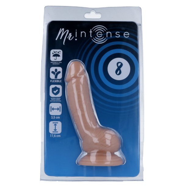 Mr Intense 8 realistisk penis 17,6 * 3,5cm