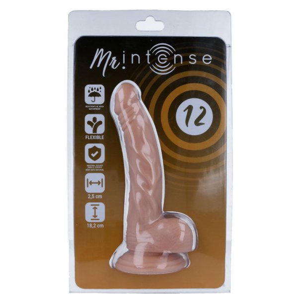 Mr Intense 12 realistisk penis 18,2 * 2,5cm