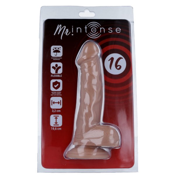 Mr Intense 16 realistisk penis 19,6 * 3,2cm