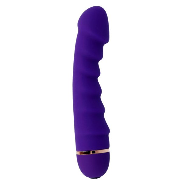 Intense sally 20 hastigheder silikone lilla vibrator 