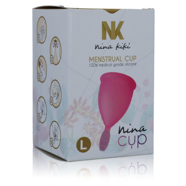 Nina cup menstrual cup size pink L