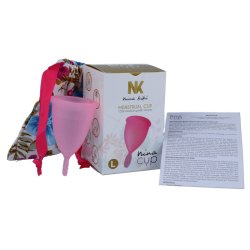 Nina cup menstrual cup size pink L