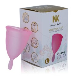 Nina cup menstrual cup size pink L