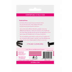 Bye Bra rygstropper sort