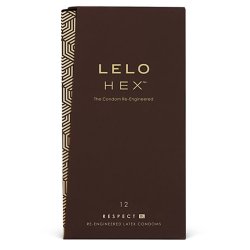 LELO hex kondomer respect XL 12 stk
