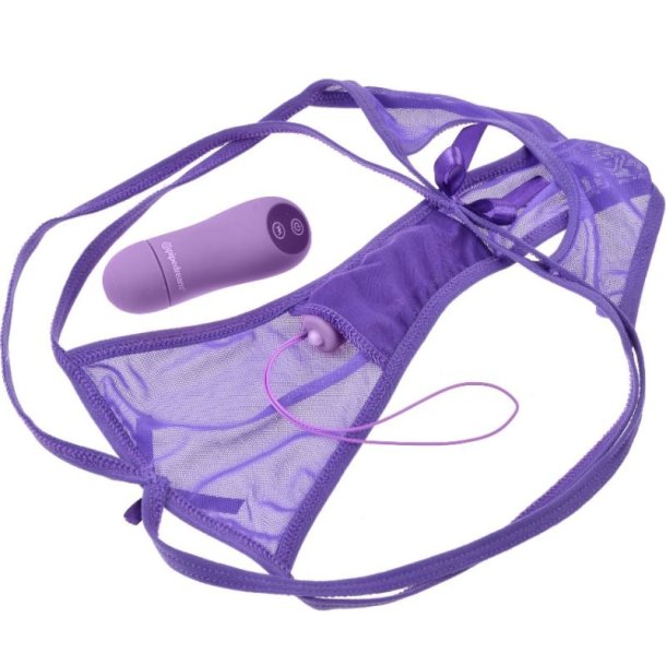 Fantasy fr�kke trusser vibrator bullet purple style