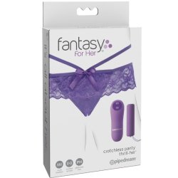 Fantasy bundl�se trusser vibrator bullet purple style
