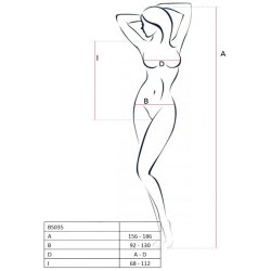 PASSION bs035 bodystocking hvid one size