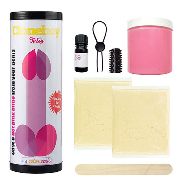 Cloneboy penis cloner dildo tulip intens pink