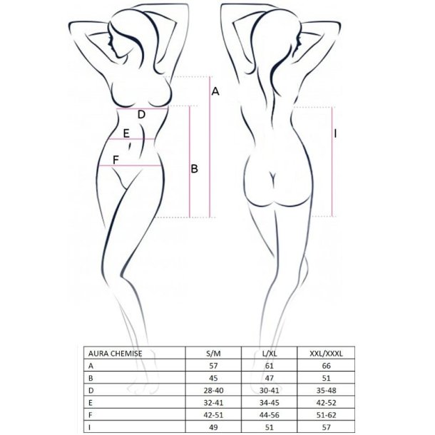 PASSION aura chemise sort str. L/XL