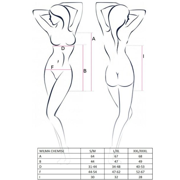 PASSION wilma chemise hvid S/M