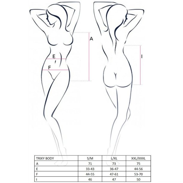 PASSION trixy teddy sort L/XL