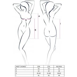 PASSION janet chemise hvid S/M