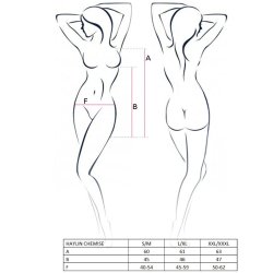 PASSION haylin chemise sort L/XL