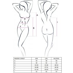 PASSION maddie korset sort L/XL