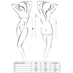 PASSION nanna chemise sort L/XL