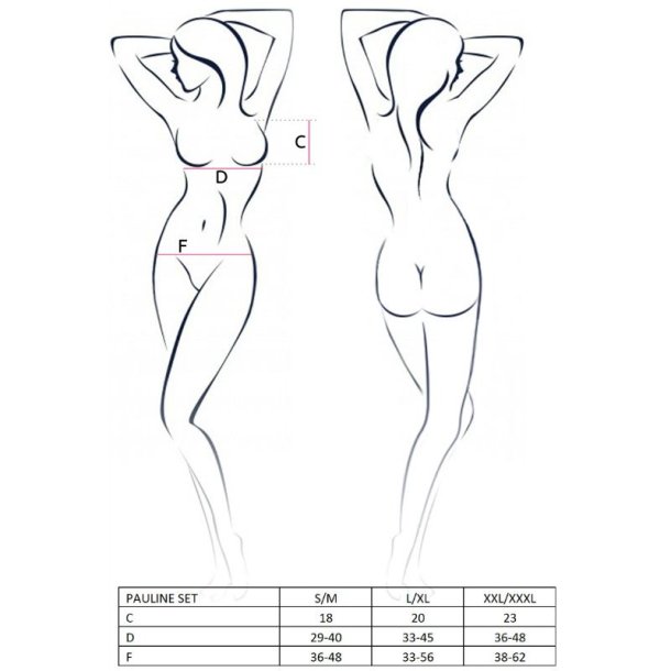 PASSION pauline 3-pieces s�t L/XL