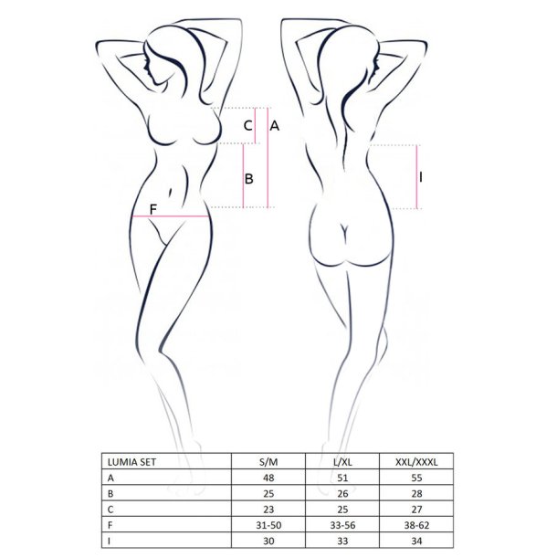 PASSION lumia 3-pieces s�t L/XL