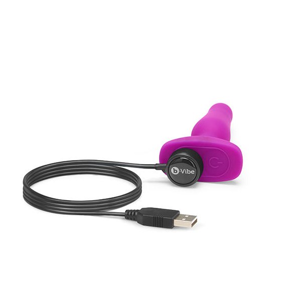 B-Vibe novice remote control plug fuchsia