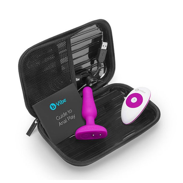 B-Vibe novice remote control plug fuchsia