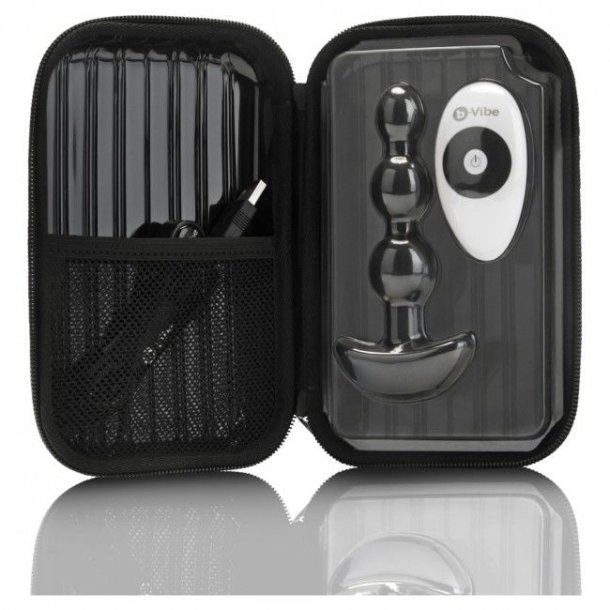 B-Vibe triplet anal perler sort