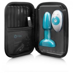 B-Vibe rimming petite remote control plug teal