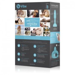 B-Vibe rimming petite remote control plug teal
