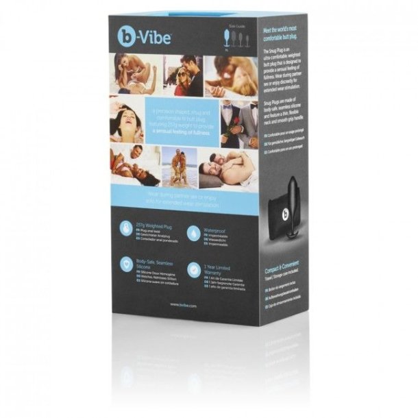 B-Vibe t�t plug 4 sort