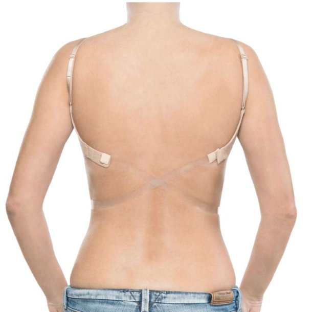 Bye Bra transparent low back straps