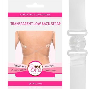 Bye Bra transparent low back straps