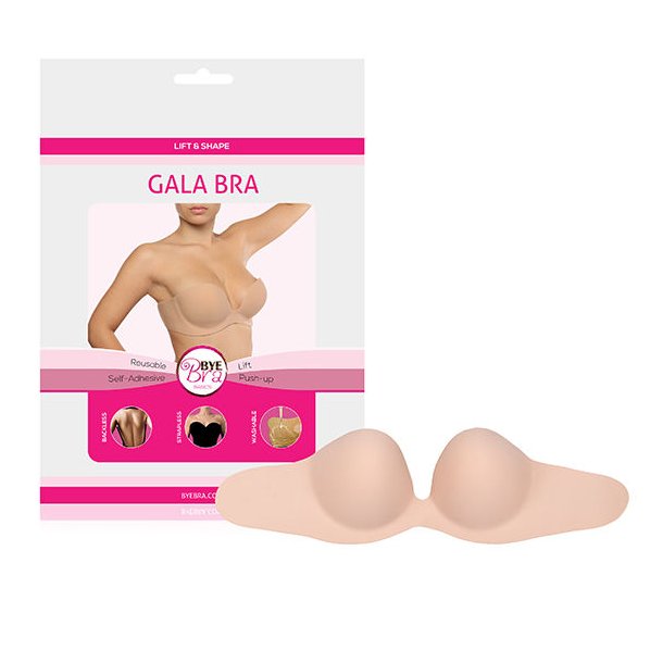 Bye Bra Gala strapless BH nude str. D