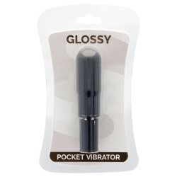 Glossy lommevibrator sort