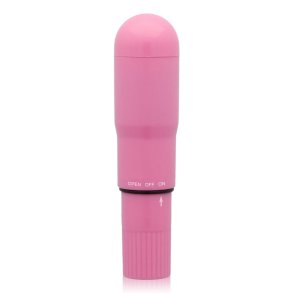 Glossy lommevibrator deep rose