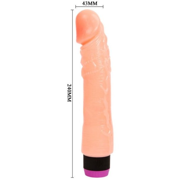 Baile realistisk og fleksibel vibrator 24 cm