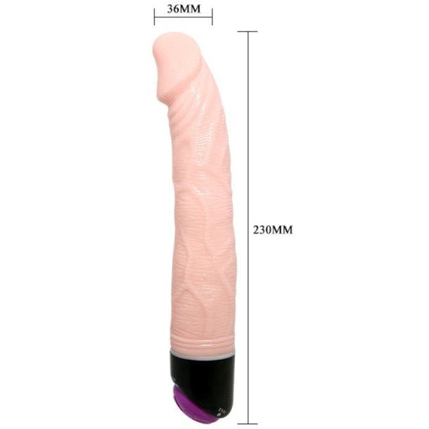 Baile adour club realistisk vibrator flesh