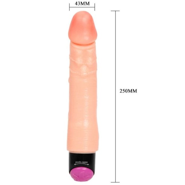 Baile realistisk og fleksibel vibrator 25 cm