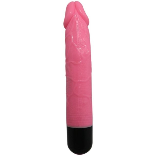 Baile farverig sex realistisk vibrator lyser�d 23 cm