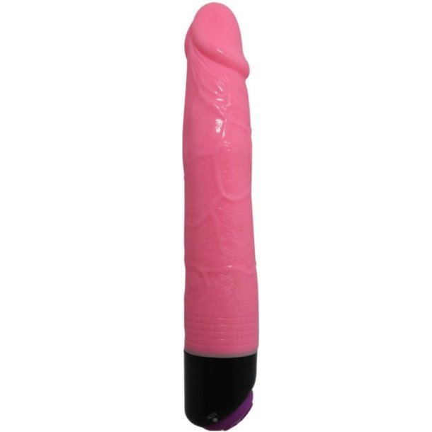 Baile farverig sex realistisk vibrator lyser�d 23 cm