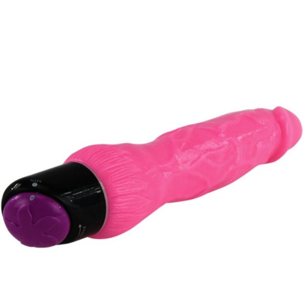 Baile farverig sex realistisk vibrator lyser�d 24 cm
