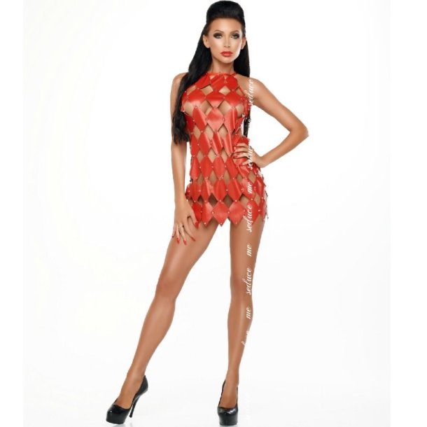 Me-Seduce gwen �ben ryg kjole r�d L/XL