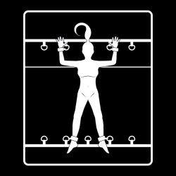 Fetish Submissive luksus bed restraint s�t