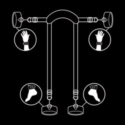 Fetish Submissive position master 4 h�ndjern