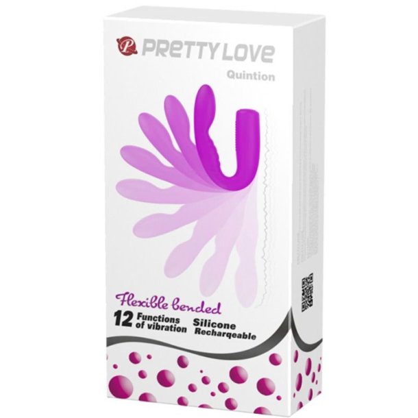 Pretty Love c type quintion flexible vibrator
