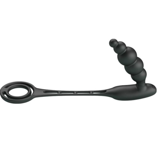 Pretty Love bottom penis rings and vibrating plug