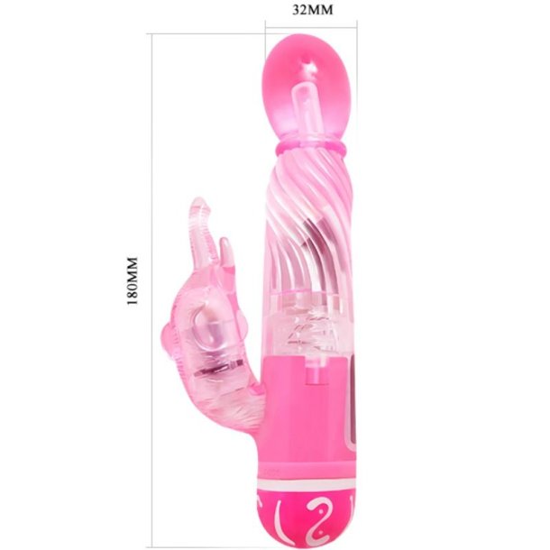 Baile vibratorer multispeed med klitstimulator lyser�d