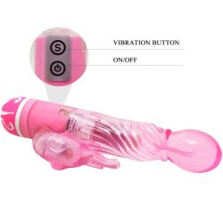 Baile vibratorer multispeed med klitstimulator lyser�d