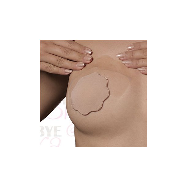 Bye Bra push-up + silikone nipple cover str. D/F